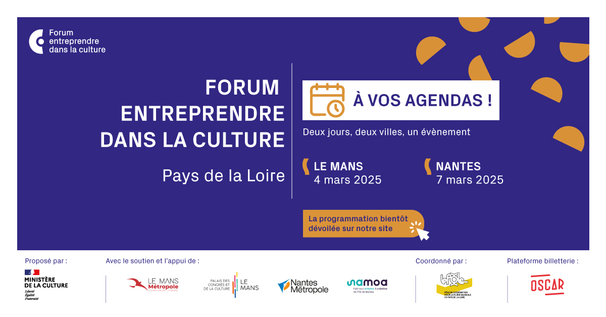 Forum Entreprendre dans la Culture